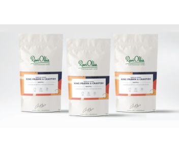 Squid Ink Stained King Prawn & Crayfish Ravioli (6 servings)