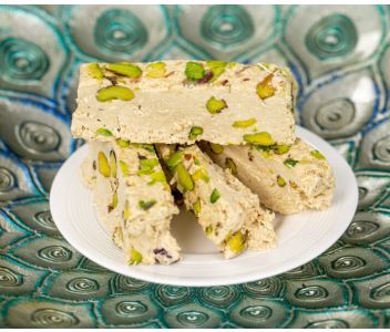 Tahin Helva with Pistachio