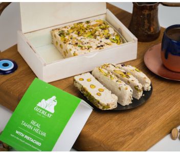 Tahin Helva with Pistachio