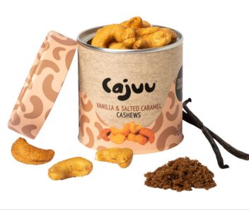 Vanilla and Salted Caramel Cashew Nut Tube (1 x 80g)