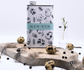 EGGS & FEATHER TIN OF GIN - 50CL TIN