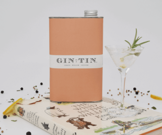 LONDON DRY LEMON, WILLOW & VETIVER GIN IN A TIN  – 50CL TIN