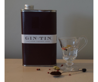 LONDON DRY PINK PEPPER, CARDAMOM & COFFEE GIN IN A TIN- 50CL TIN