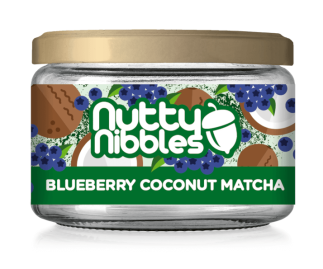 Blueberry Coconut Matcha Nutty Nibbles 