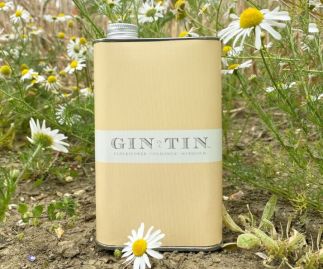 LONDON DRY ELDERFLOWER, CHAMOMILE & MARIGOLD GIN IN A TIN – 50CL TIN