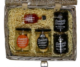 Simon's Hamper No. 3 - marmalade, marmalade gin liqueur, shortbread & marmalade shortbread