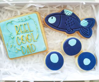 Butter Biscuit with fondant icing - Father's Day 5