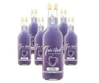 Butterfly Pea Flower Kombucha - 6 Pack