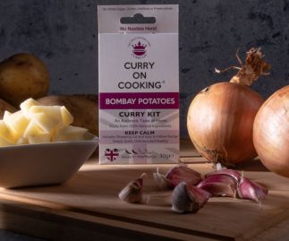 Curry On Cooking Bombay Potatoes Kit (mild/medium) 1 Potato, 2 Potato, 3 Potato, 4!