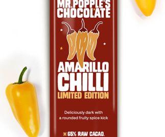 AMARILLO CHILLI – Dark Chocolate with Fruity Peruvian Chilli – 65% Cacao with Coconut Sugar -35g