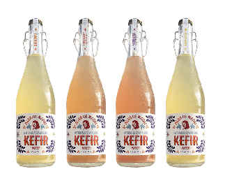 Agua de Madre Water Kefir mixed flavour pack 4 x 75cl