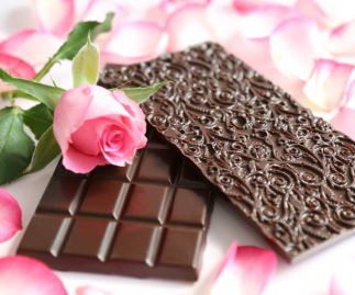 Rose & Dark Chocolate Bar