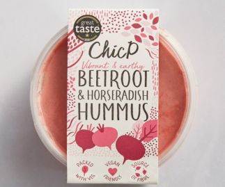 ChicP Beetroot & Horseradish Hummus