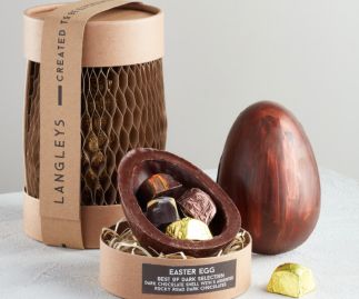 Small Extra Thick Milk Chocolate Best of Dark Easter Egg