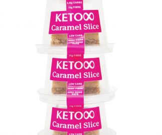 Raw Keto Caramel Slice (Pack of 3 - 40g each) 