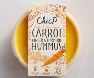 ChicP Carrot, Ginger & Turmeric Hummus