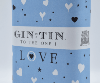 THE LOVE HEART BLUE TIN – FULL OF DELICIOUS GIN