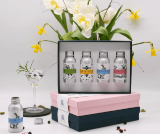 THE ANIMAL GIN TIN, GIFT BOX SET - PINK BOX - 35ML TINS