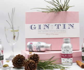 FOUR FANTASTIC FESTIVE TIPPLES – NEW FOR 2022!   PINK GIFT BOX