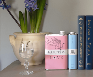 THE CUPID, LOVE TIN PINK – FULL OF DELICIOUS GIN