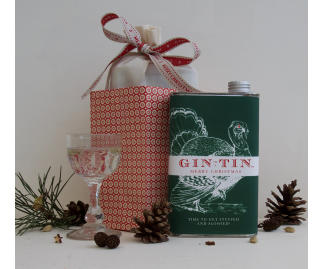 CHRISTMAS GIN, IN FESTIVE TINS