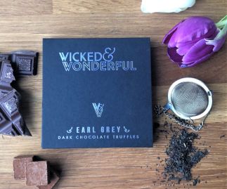 Earl Grey Dark Chocolate Truffles (Vegan)