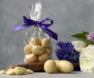 Speckled Hand Painted White Chocolate Mini Eggs 