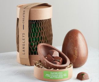 Small Extra Thick Milk Chocolate Lime & Seasalt Easter Egg