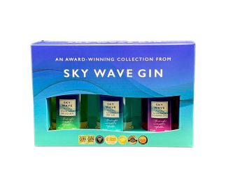 Sky Wave 3 x Miniatures Gin Gift Box