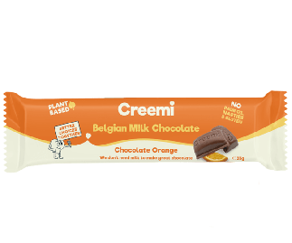 Creemi Orange Plant Based Belgium Chocolate Bar