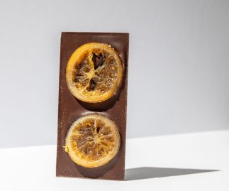 Dark Chocolate Orange Confit Tablette