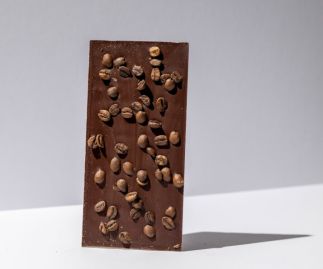 Dark Chocolate Whole Coffee Bean Tablette