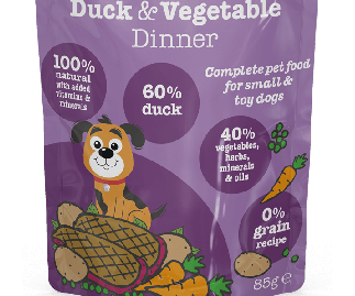 Tender Duck & Vegetable Dinners 85g x48 Pouches