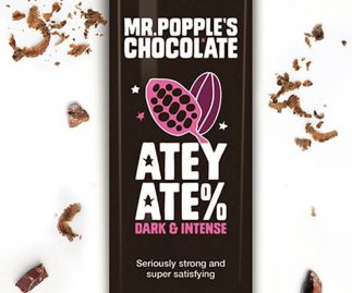 ATEY ATE% – 88% Raw Cacao – Yacon Sweetened Dark & Rich Chocolate Bar – 35g