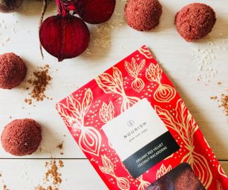 Organic Red Velvet Coconut Macaroons