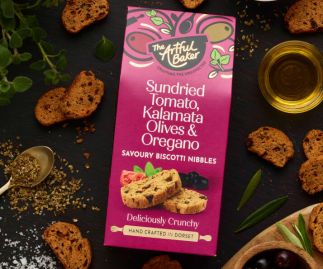 Sundried Tomato, Kalamata Olive & Oregano Savoury Biscotti Nibbles 