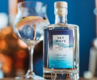 Sky Wave London Dry Gin Navy Strength (57% ABV) [500ml]