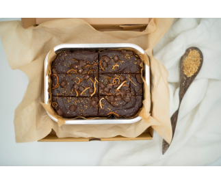 Chocolate Orange Brownies | Gluten Free, Dairy Free, Vegan & Refined Sugar Free