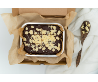 Vegan White Chocolate Chip Brownies | Dairy Free & Gluten Free