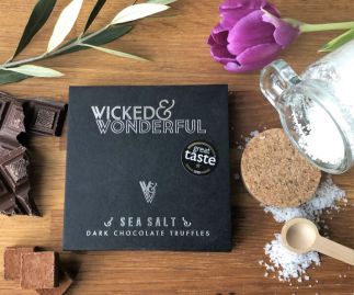 Sea Salt Dark Chocolate Truffles Box