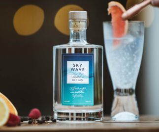 Sky Wave London Dry Gin (42% ABV) [500ml]