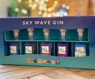 Ultimate Sky Wave Gin Gift Box – 5 x Sky Wave Miniatures