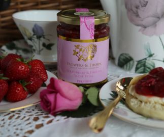Strawberry & English Rose Petal preserve