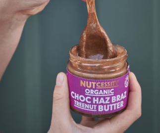 Organic Choc Haz Braz Butter (Free Delivery)