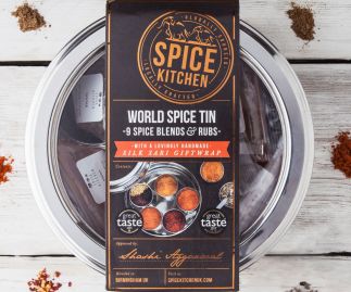 WORLD SPICE BLENDS & BBQ RUBS SPICE TIN | 9 SPICE BLENDS 