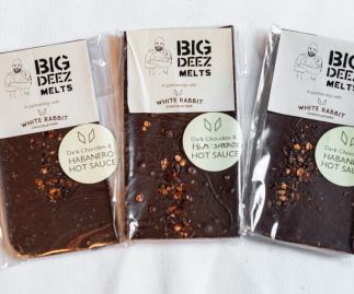 Big Deez Melts Dark Chocolate & Habanero Hot Sauce Bar