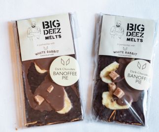 Big Deez Melts Dark Chocolate Banoffee Pie