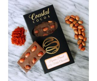 Paprika Peanut 45% Milk Chocolate Bar