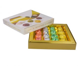 Luxury box of 16 truffles