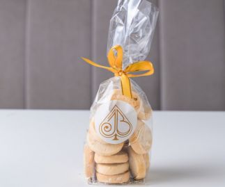 Lime Shortbread Biscuits Gift Bag